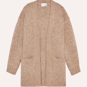Wilfred Tan Cardigan Sweater